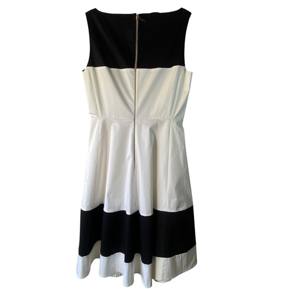 Kate Spade Black and White Tiered Midi Skirt - Picture 4 of 11